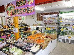 地元のもぎたて野菜